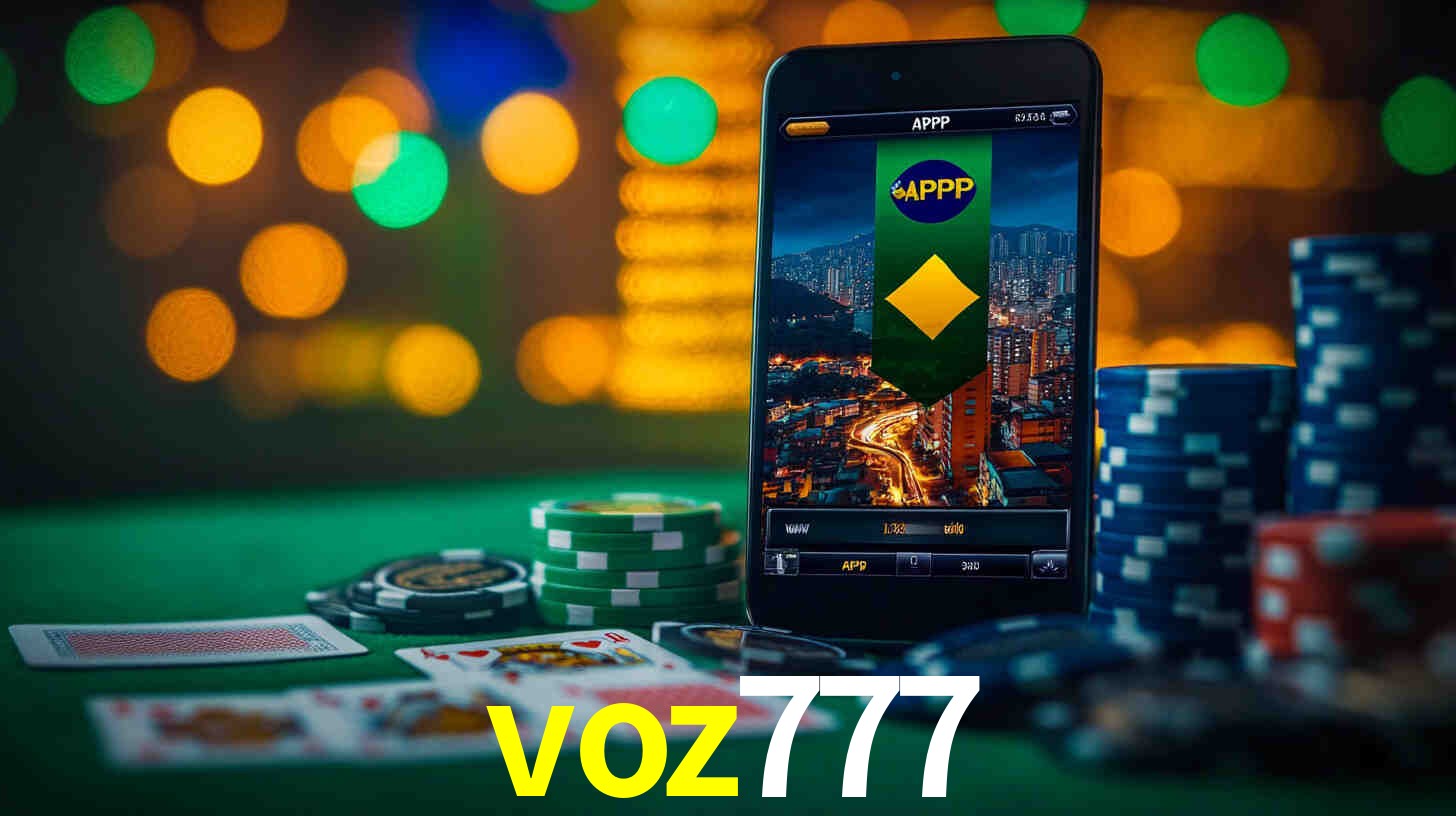 Interface do App voz777
